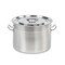 Lehman's Stainless Steel Home Canning Water Bath Canner Stockpot with Lid 20 Qt